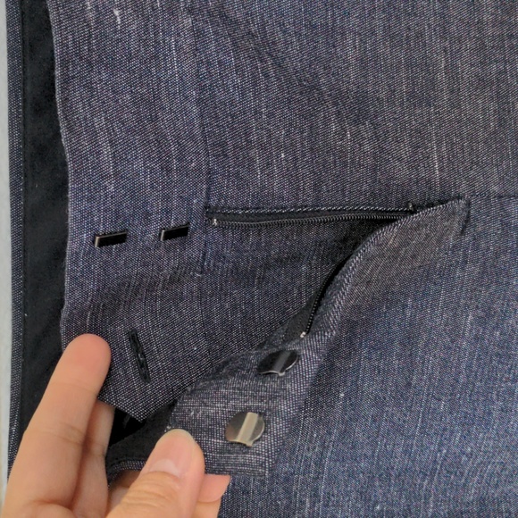 LOFT Marisa black straight pants size 4 - Picture 4 of 7